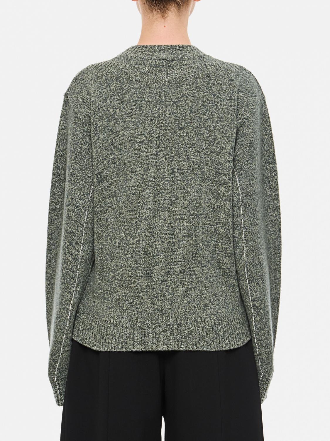 RABANNE MAGLIA: Pullover Rabanne in lana e cashmere , Verde - Img 3