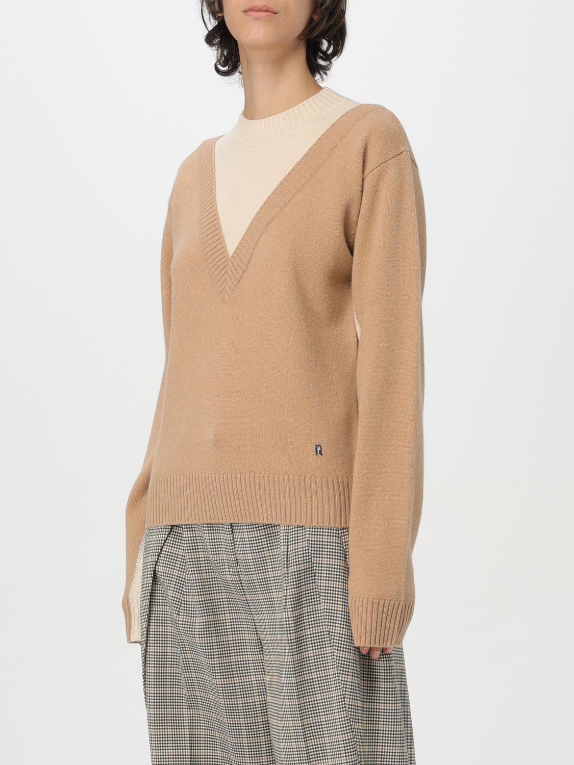 RABANNE MAGLIA: Pullover Rabanne in lana e cashmere , Beige - Img 4