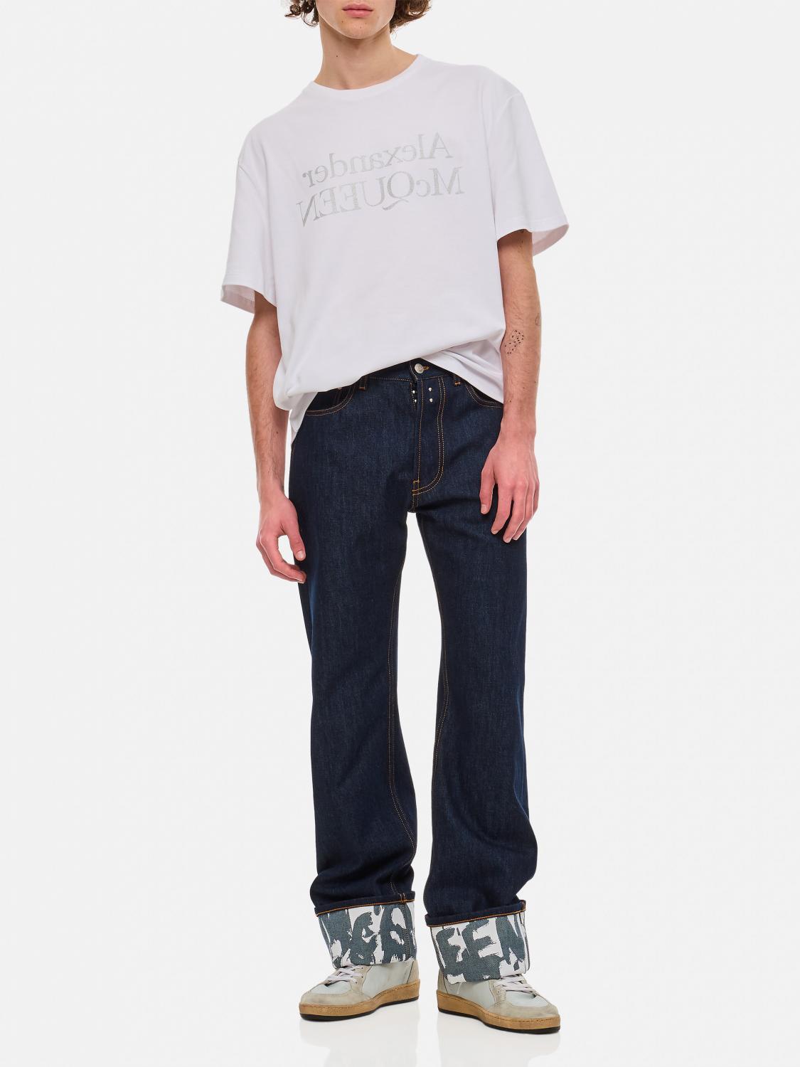 ALEXANDER MCQUEEN JEANS: Jeans men Alexander McQueen, Blue - Img 2