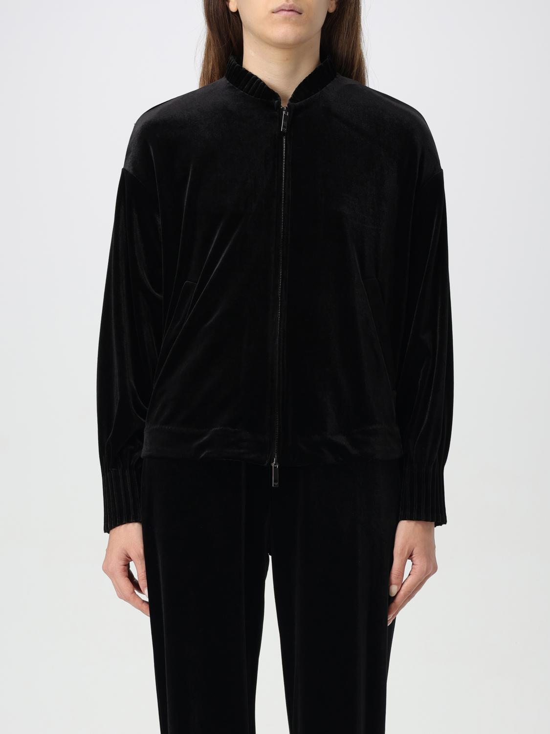 EMPORIO ARMANI GIACCA: Bomber Emporio Armani in velluto , Nero 1 - Img 1