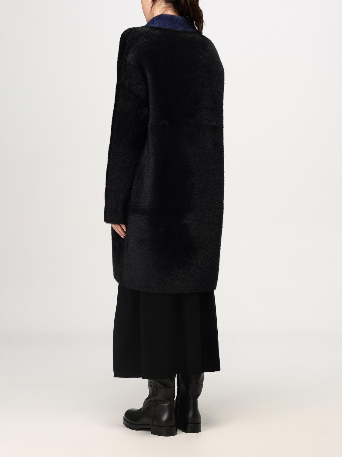 EMPORIO ARMANI COAT: Coat woman Emporio Armani, Black 1 - Img 2