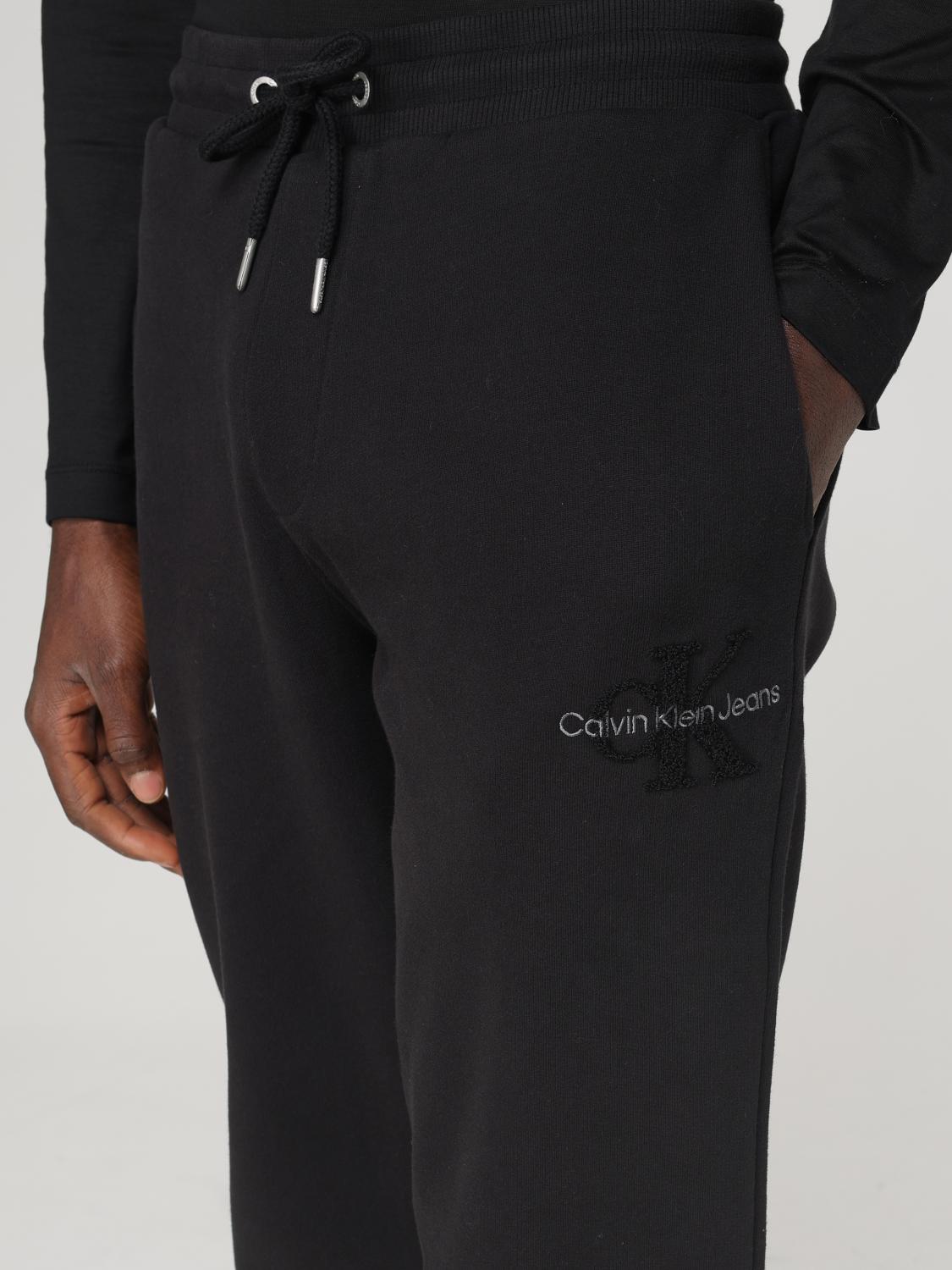 CALVIN KLEIN PANTS: Pants men Calvin Klein, Black - Img 3