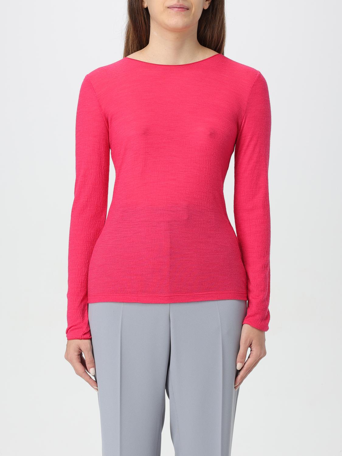 EMPORIO ARMANI TOP: Sweater woman Emporio Armani, Strawberry - Img 1