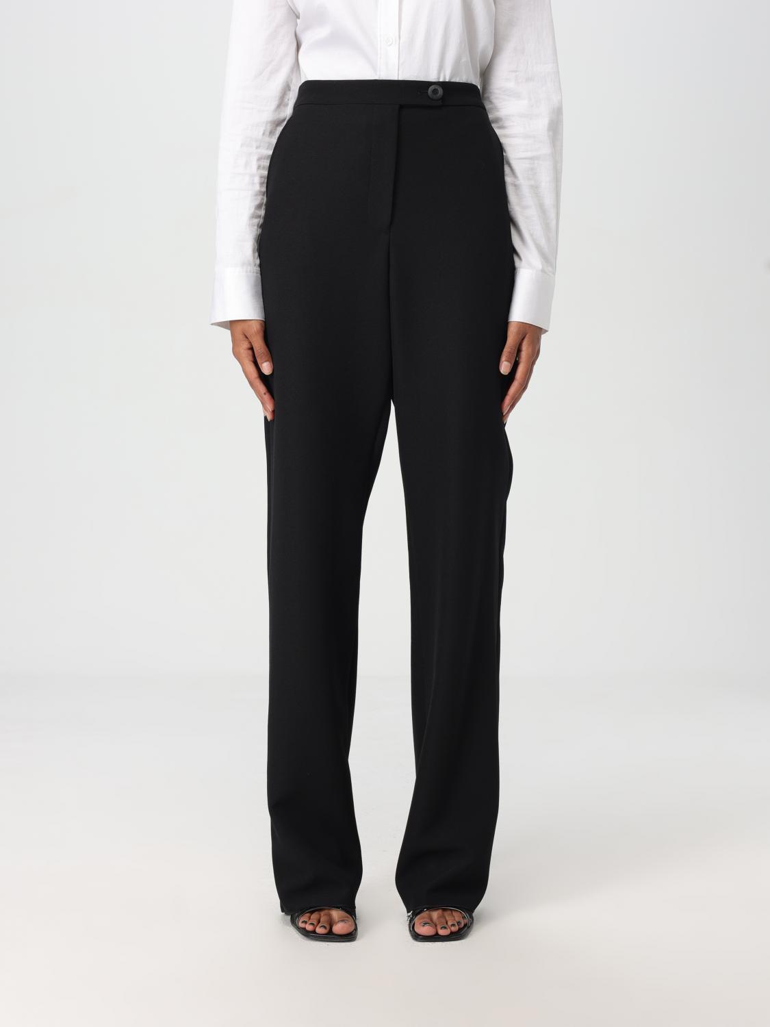 EMPORIO ARMANI PANTS: Pants woman Emporio Armani, Black - Img 1