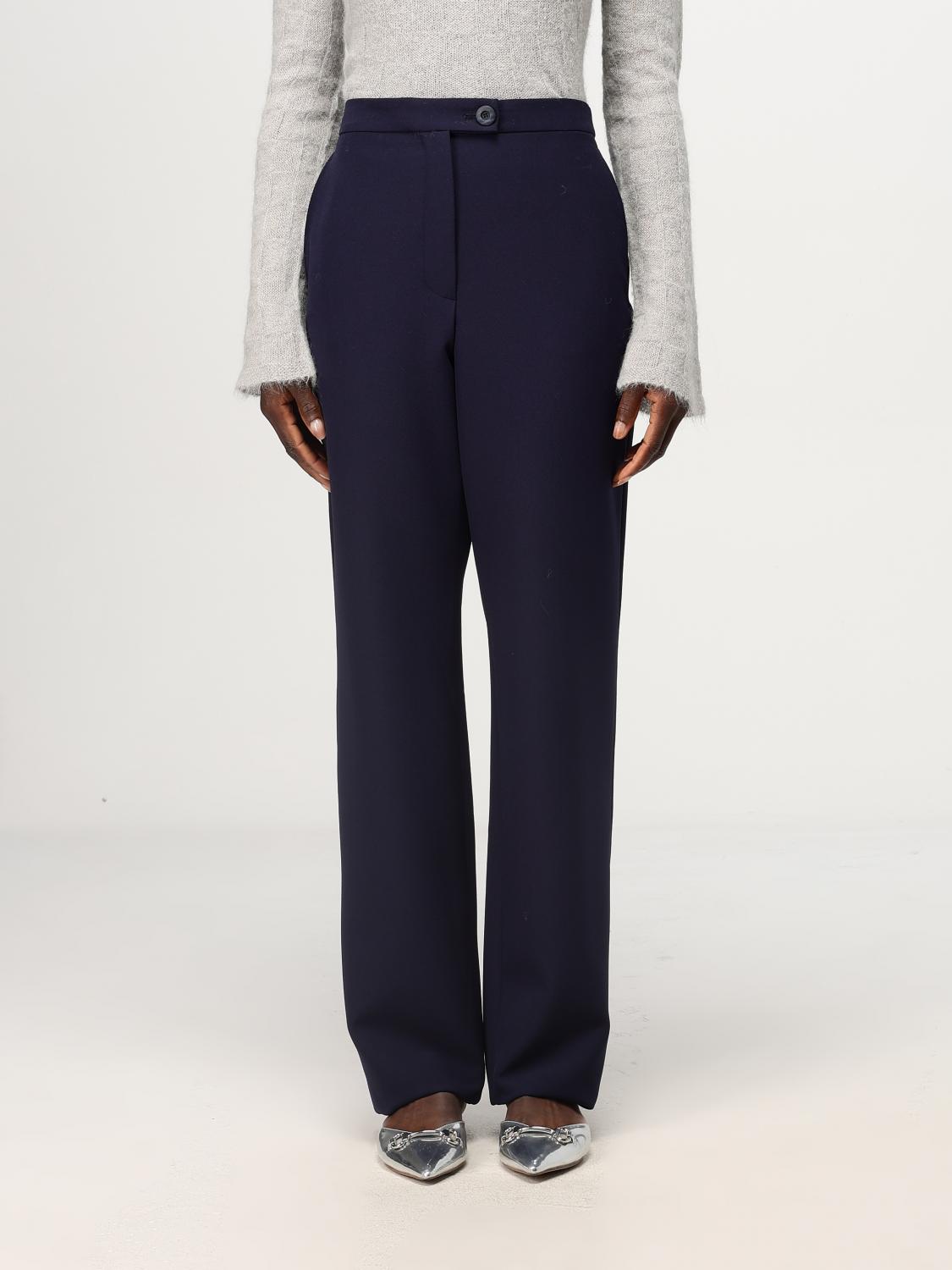 EMPORIO ARMANI PANTS: Pants woman Emporio Armani, Blue - Img 1