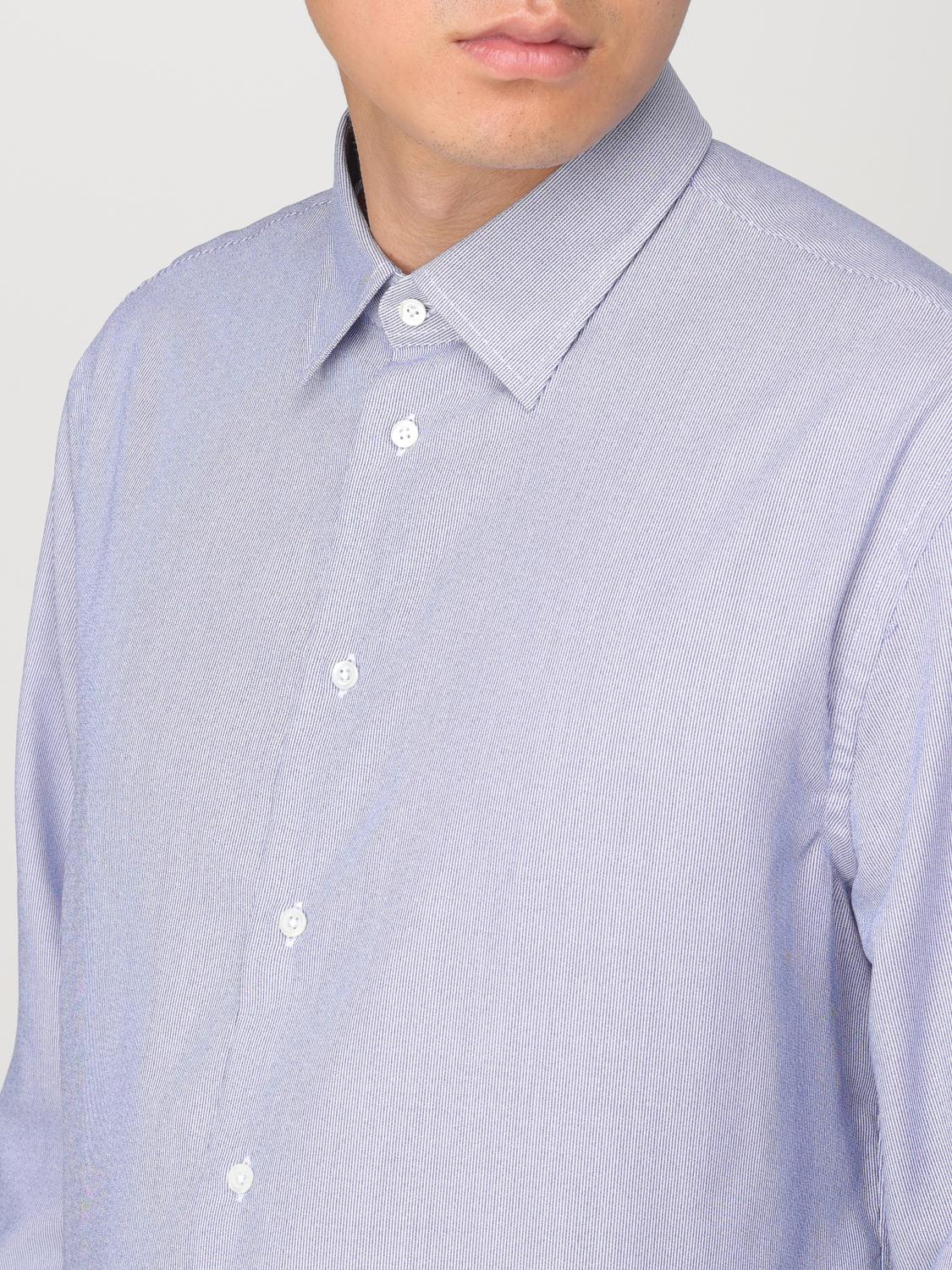 EMPORIO ARMANI SHIRT: Shirt men Emporio Armani, Blue - Img 3