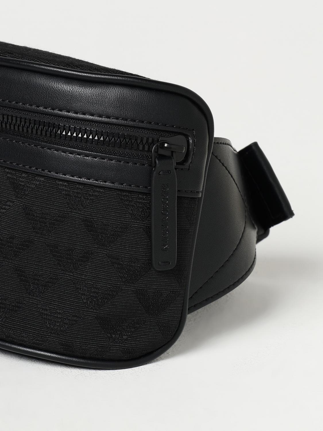 EMPORIO ARMANI BELT BAG: Belt bag men Emporio Armani, Black - Img 3