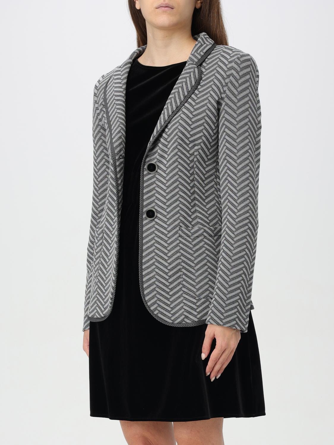 EMPORIO ARMANI BLAZER: Emporio Armani women's blazer, Grey - Img 3