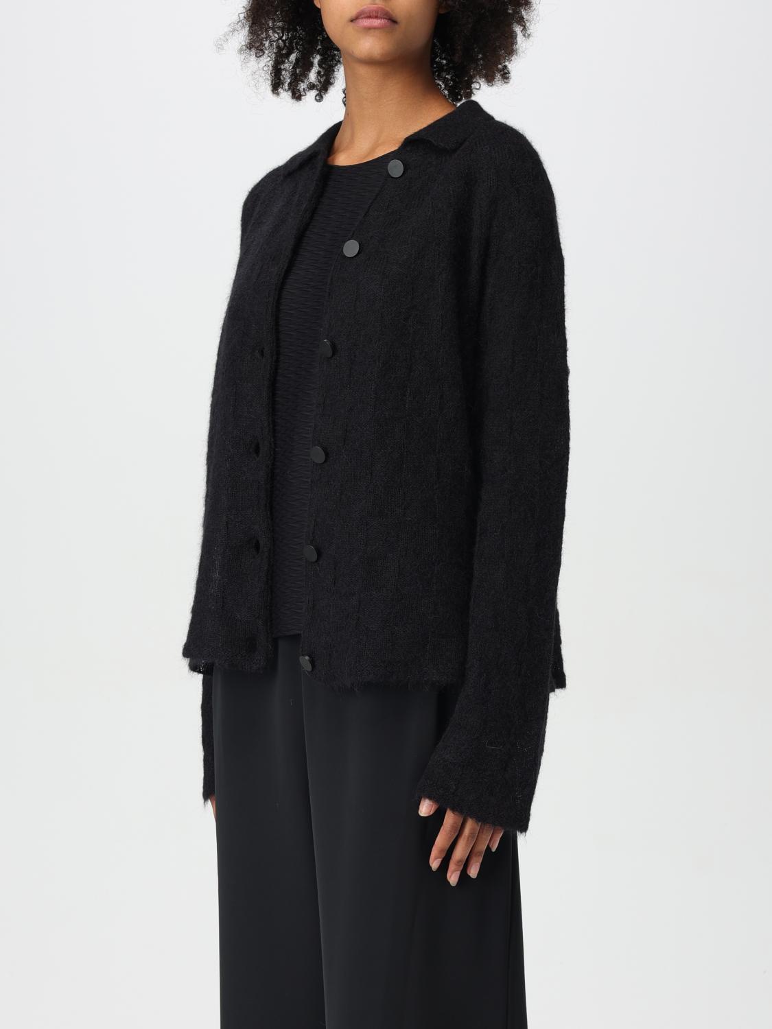 EMPORIO ARMANI CARDIGAN: Cardigan woman Emporio Armani, Black - Img 3