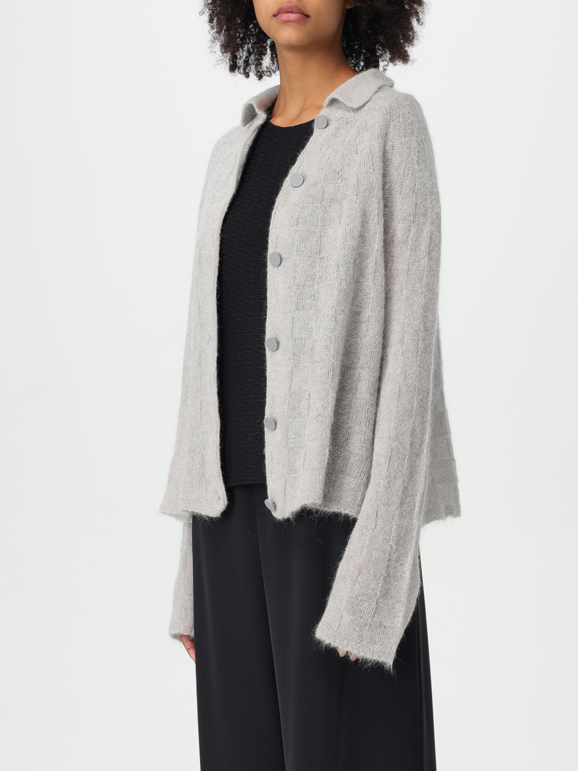 EMPORIO ARMANI CARDIGAN: Cardigan woman Emporio Armani, Grey - Img 3