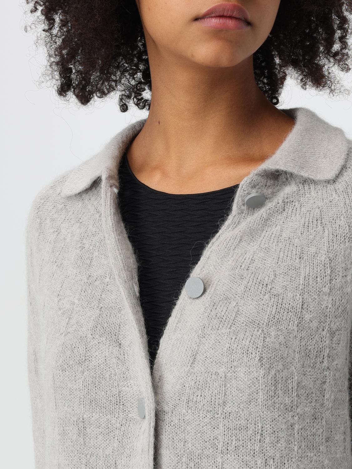 EMPORIO ARMANI CARDIGAN: Cardigan woman Emporio Armani, Grey - Img 4