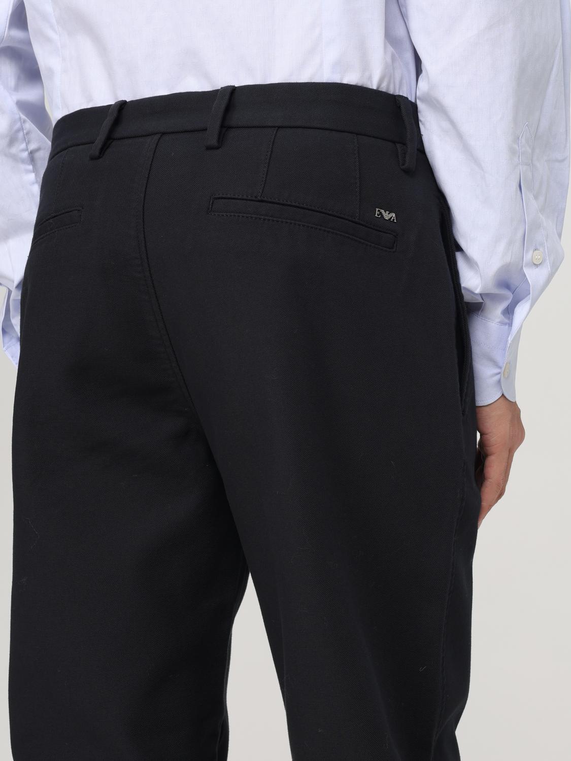 EMPORIO ARMANI PANTS: Pants men Emporio Armani, Black - Img 3