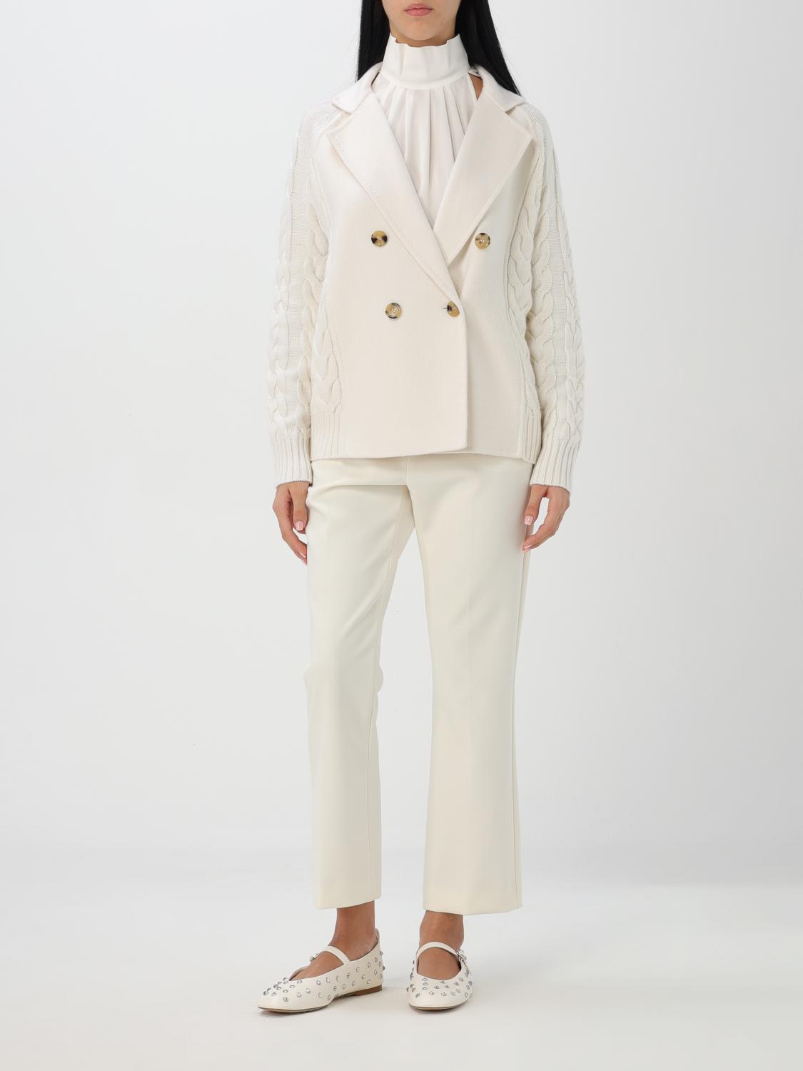 MAX MARA COAT: Coat woman Max Mara, White - Img 2