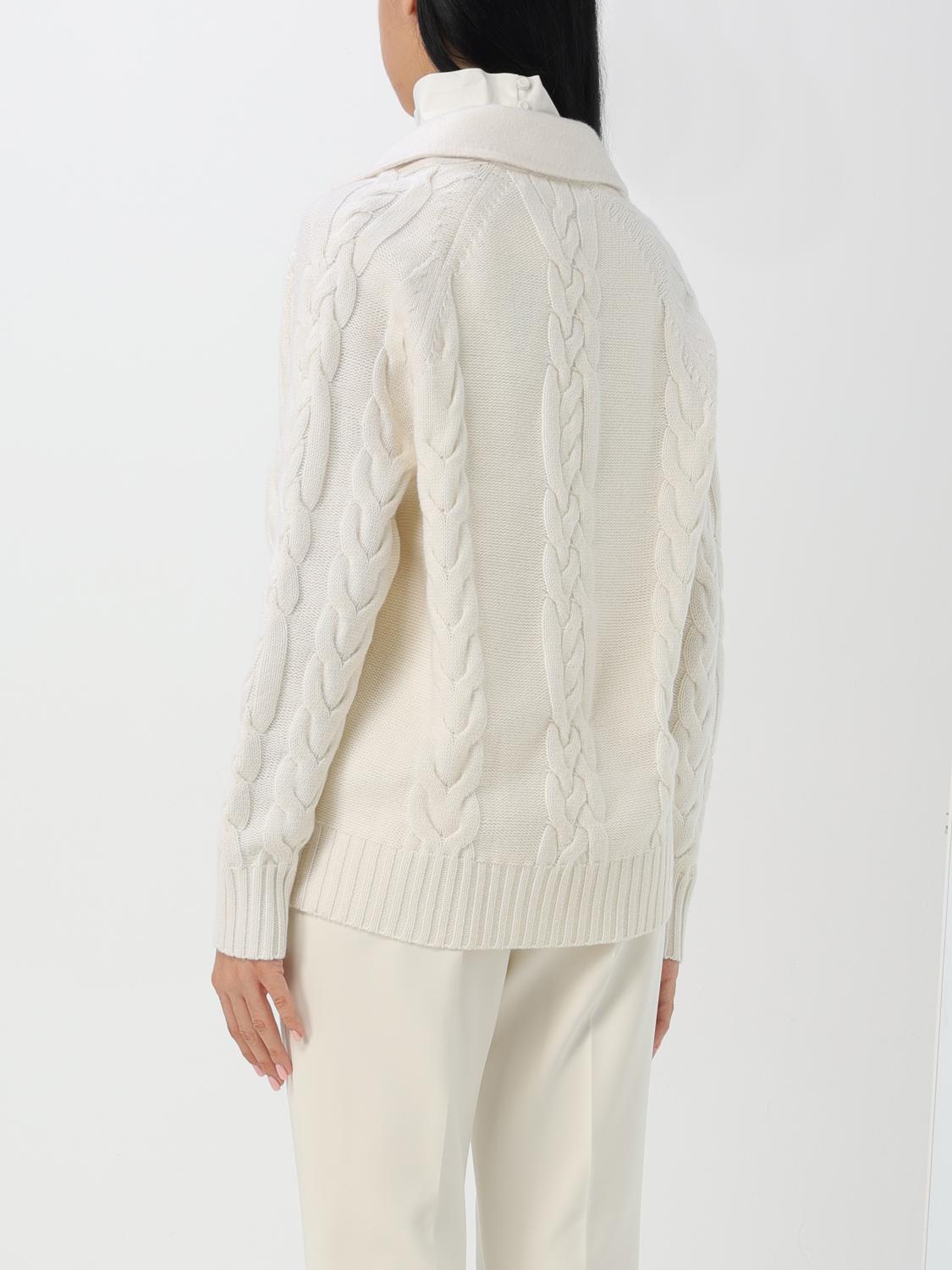 MAX MARA COAT: Coat woman Max Mara, White - Img 3