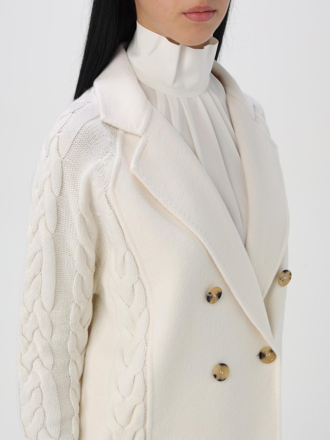 MAX MARA COAT: Coat woman Max Mara, White - Img 5