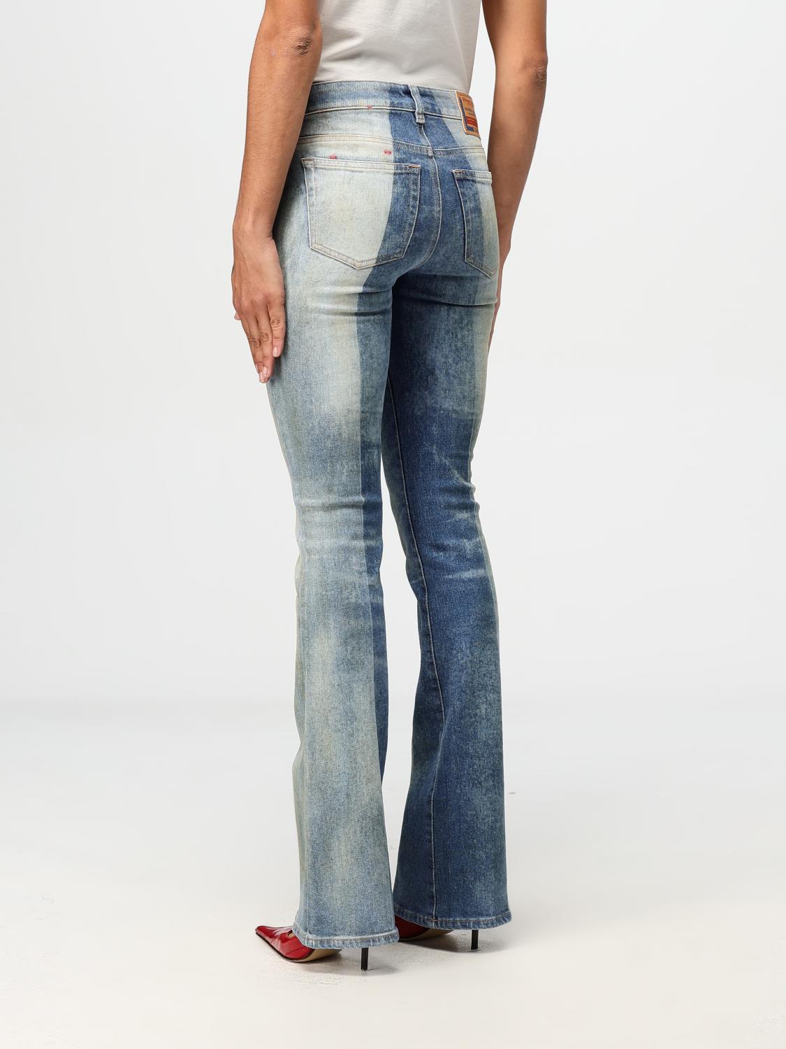 DIESEL JEANS: Pants woman Diesel, Blue - Img 3