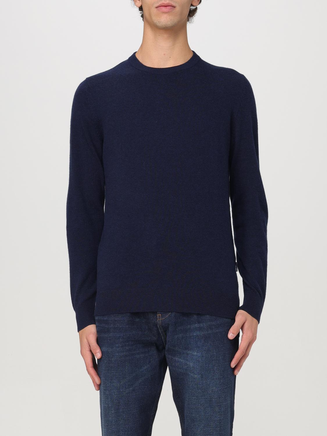 BARBOUR SWEATER: Sweater men Barbour, Blue - Img 1