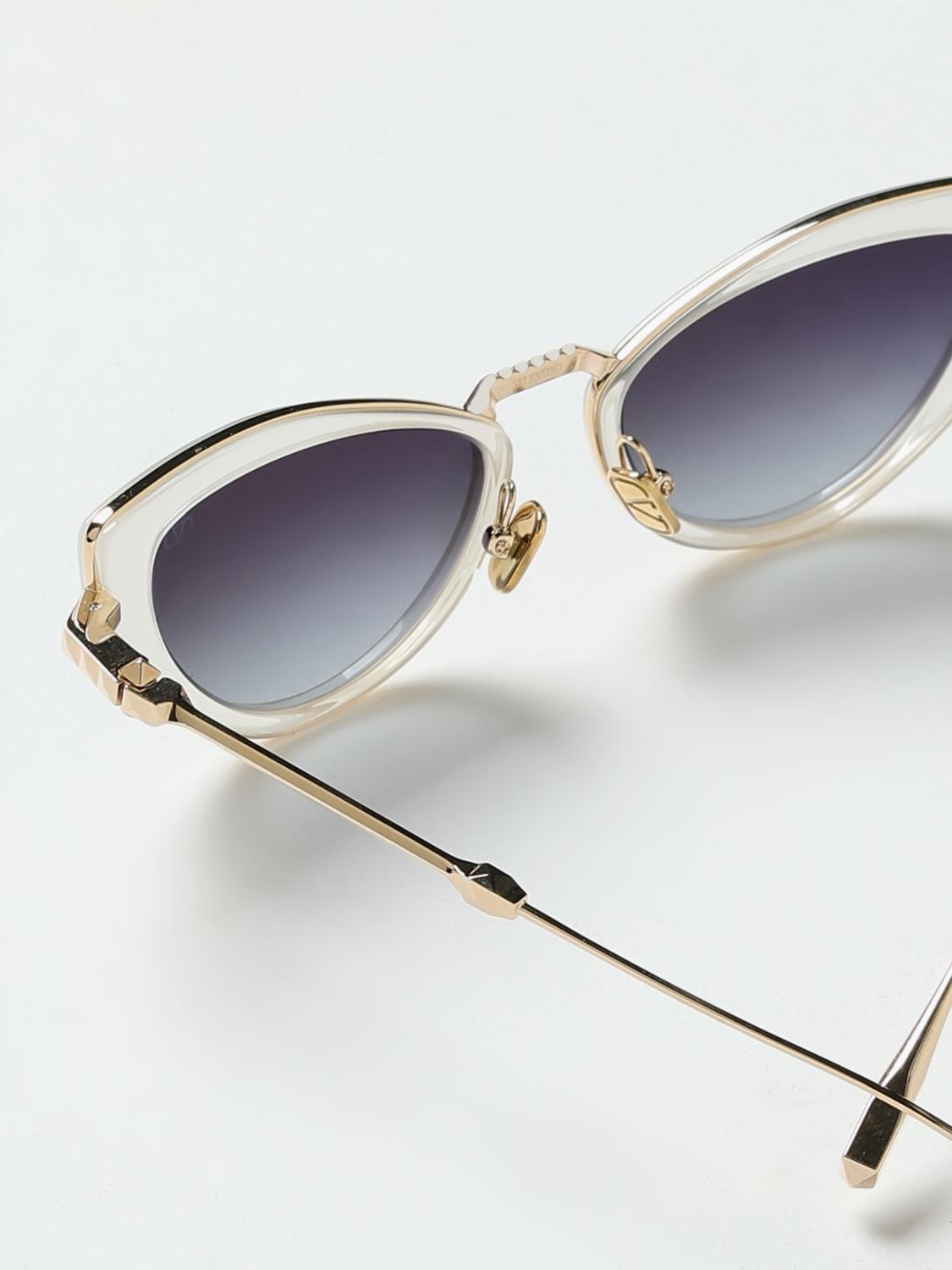 VALENTINO SUNGLASSES: Sunglasses woman Valentino, Gold - Img 5