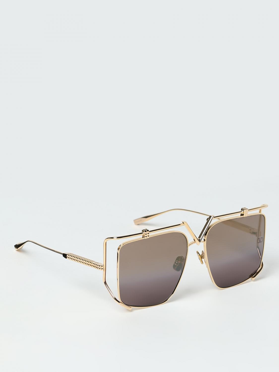 VALENTINO GARAVANI GOLD METAL V-LIGHT SUNGLASSES Buy Valentino Garavani Sunglasses With Metal Frames - V  main image 3