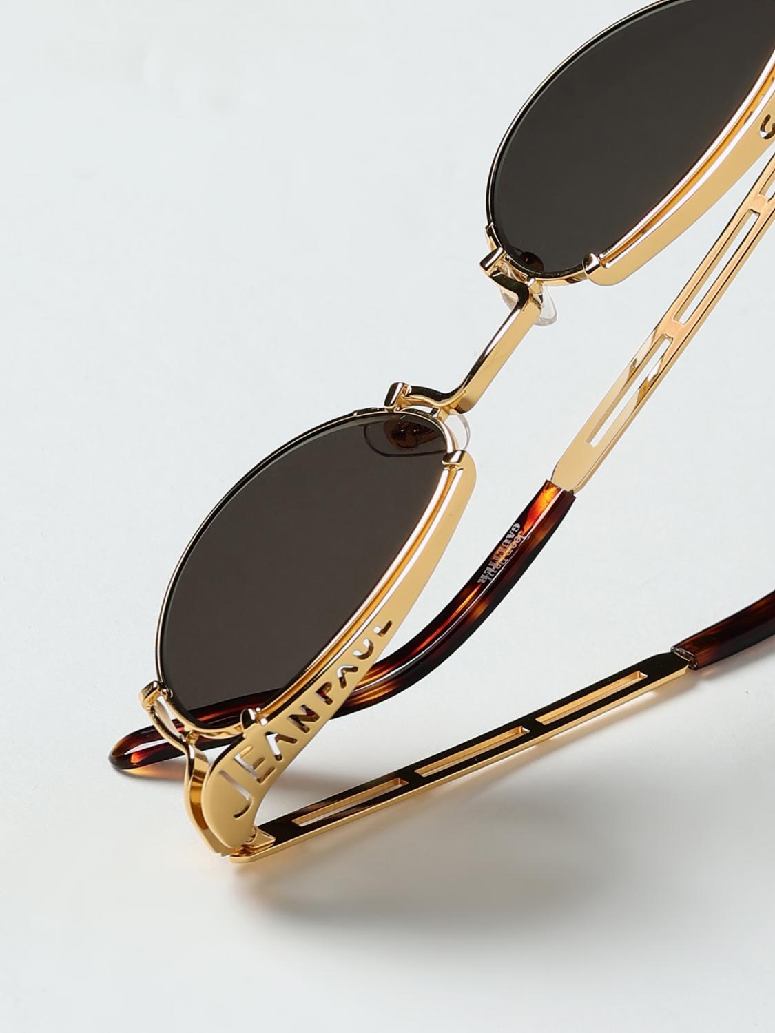 JEAN PAUL GAULTIER OCCHIALI DA SOLE: Occhiali da sole donna Jean Paul Gaultier, Oro - Img 5