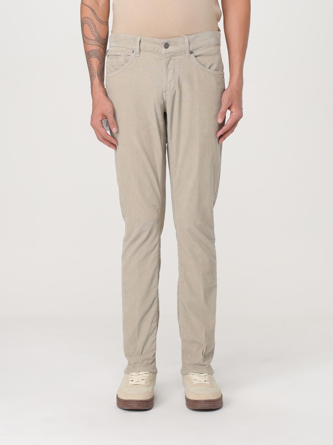 DONDUP PANTS: Pants men Dondup, Cream - Img 1
