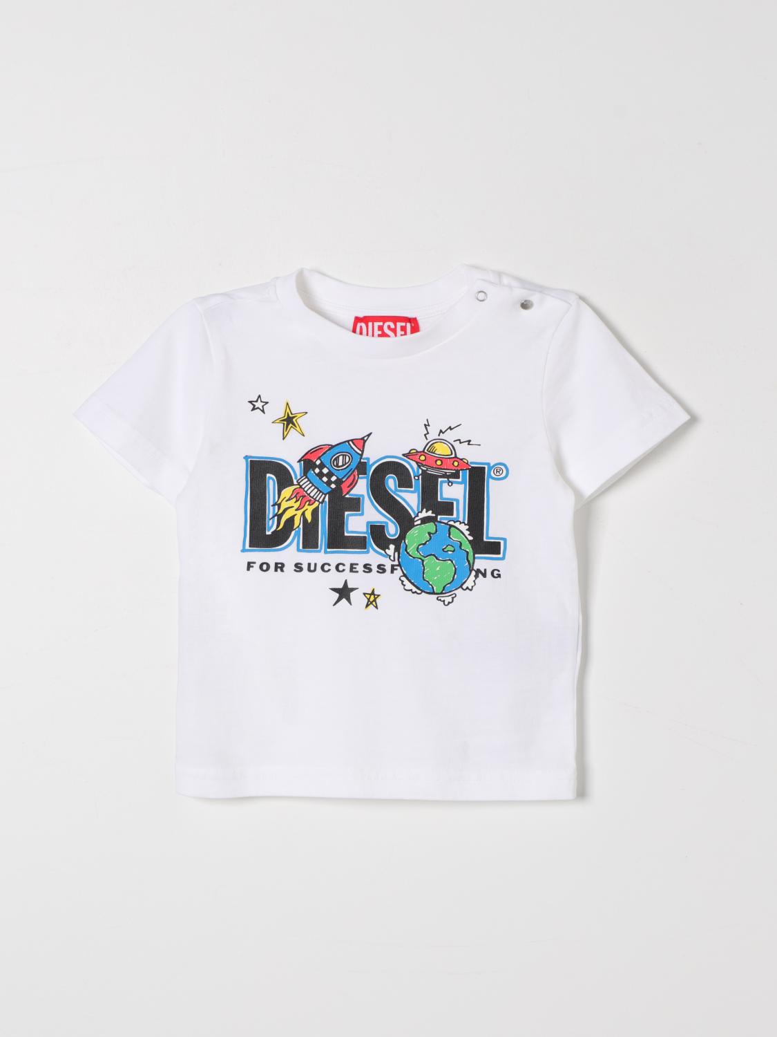 DIESEL T-SHIRT: T-shirt enfant Diesel, Blanc - Img 1