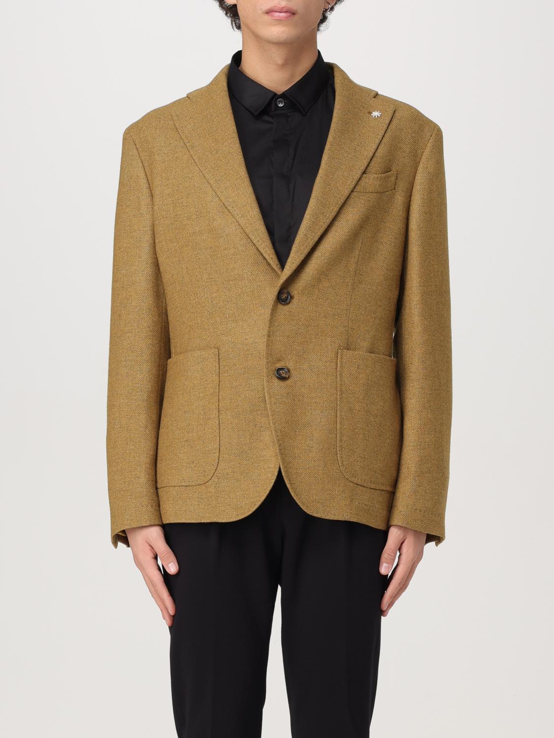 MANUEL RITZ BLAZER: Blazer men Manuel Ritz, Mustard - Img 1