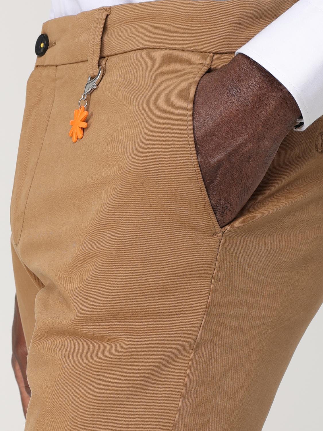 MANUEL RITZ PANTALONI: Pantalone Manuel Ritz in cotone , Beige - Img 3