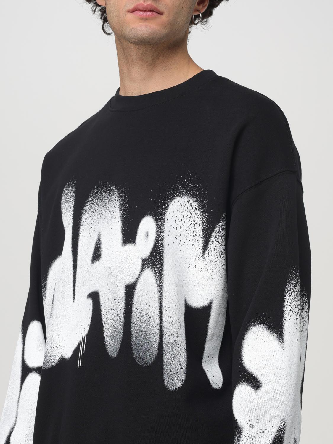DISCLAIMER SWEATSHIRT: Pullover herren Disclaimer, Schwarz - Img 3