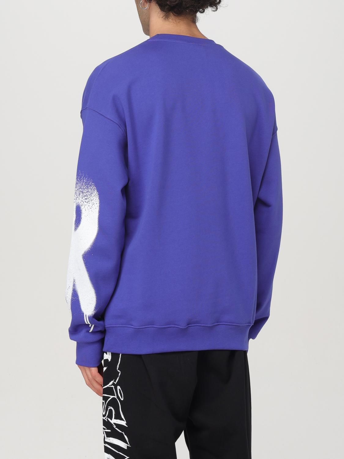 DISCLAIMER SWEATSHIRT: Pull homme Disclaimer, Violet - Img 2