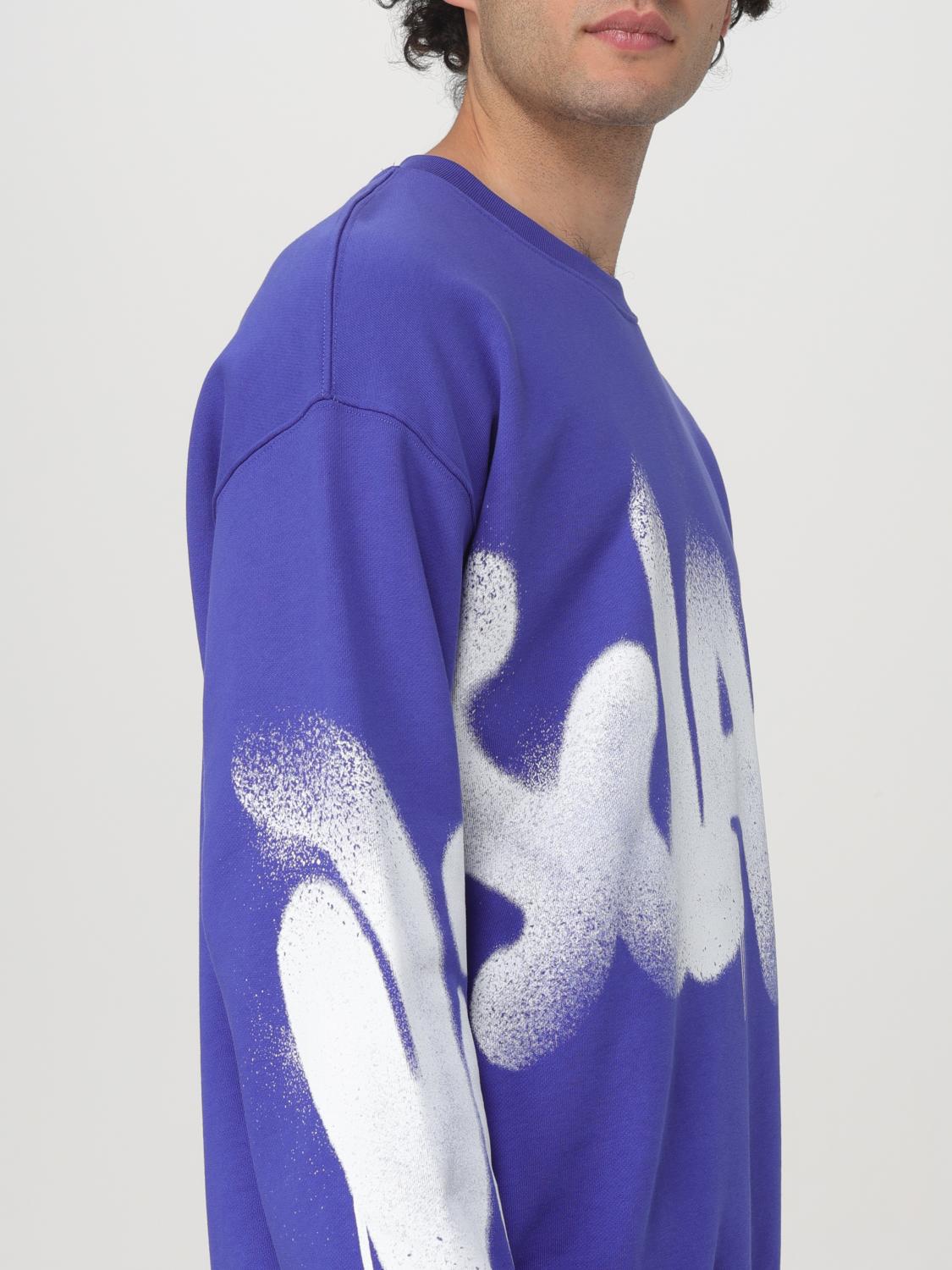 DISCLAIMER SWEATSHIRT: Pull homme Disclaimer, Violet - Img 3