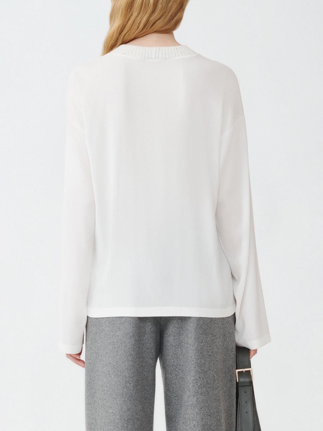 FABIANA FILIPPI SWEATER: Top woman Fabiana Filippi, White - Img 2