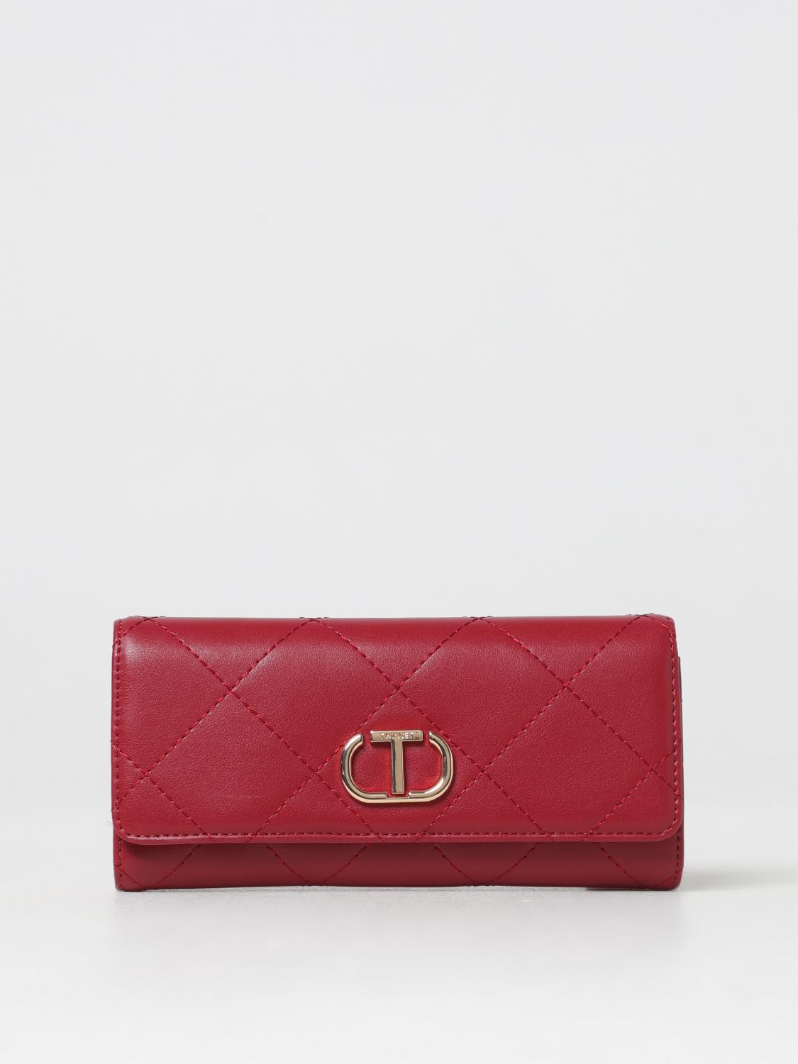 TWINSET WALLET: Wallet woman Twinset, Red - Img 1