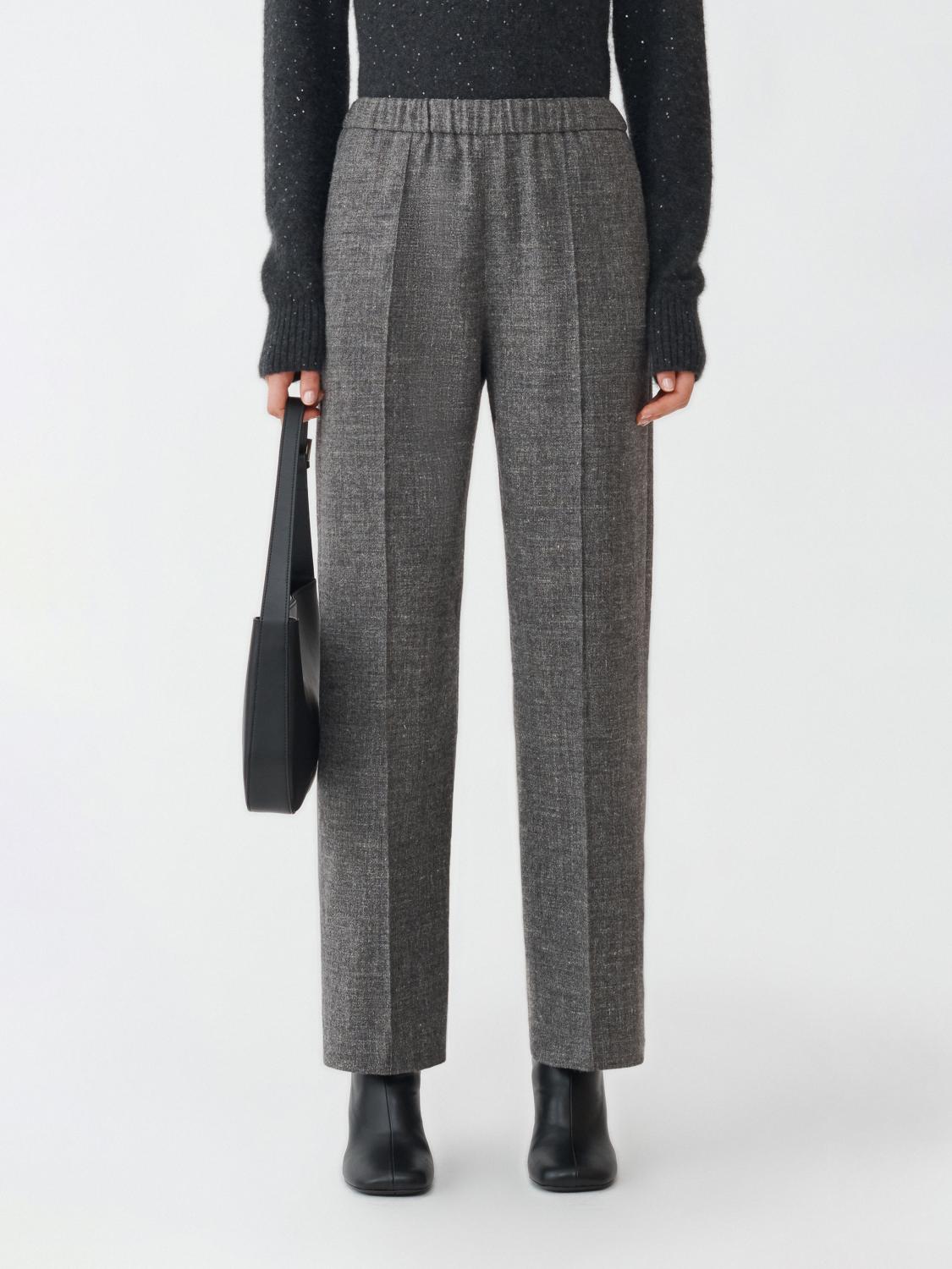 FABIANA FILIPPI PANTS: Pants woman Fabiana Filippi, Graphite - Img 1