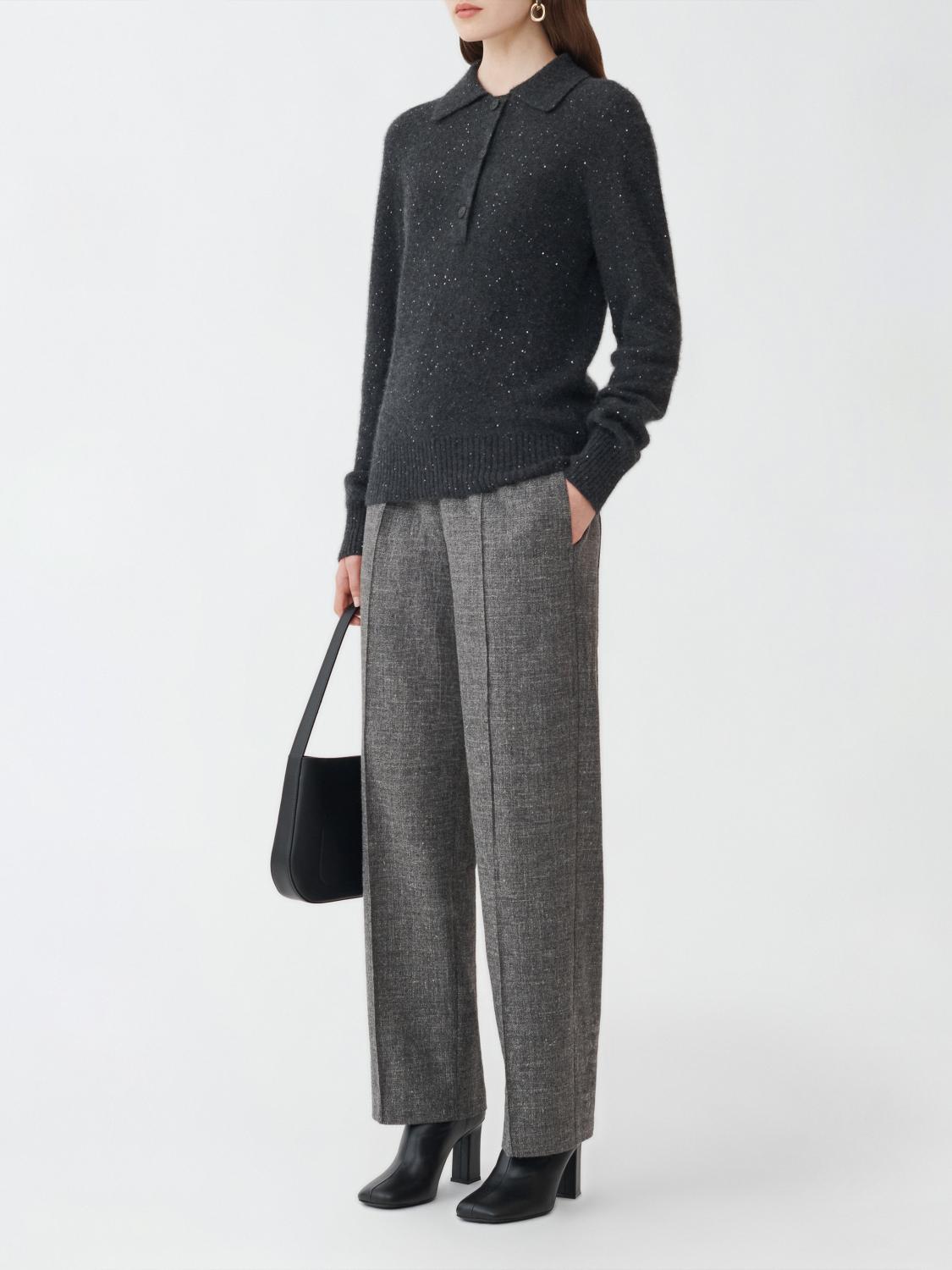 FABIANA FILIPPI PANTS: Pants woman Fabiana Filippi, Graphite - Img 2