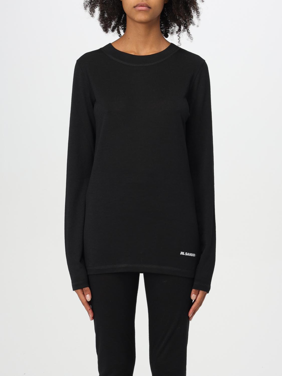 JIL SANDER T-SHIRT: T-shirt woman Jil Sander, Black - Img 1