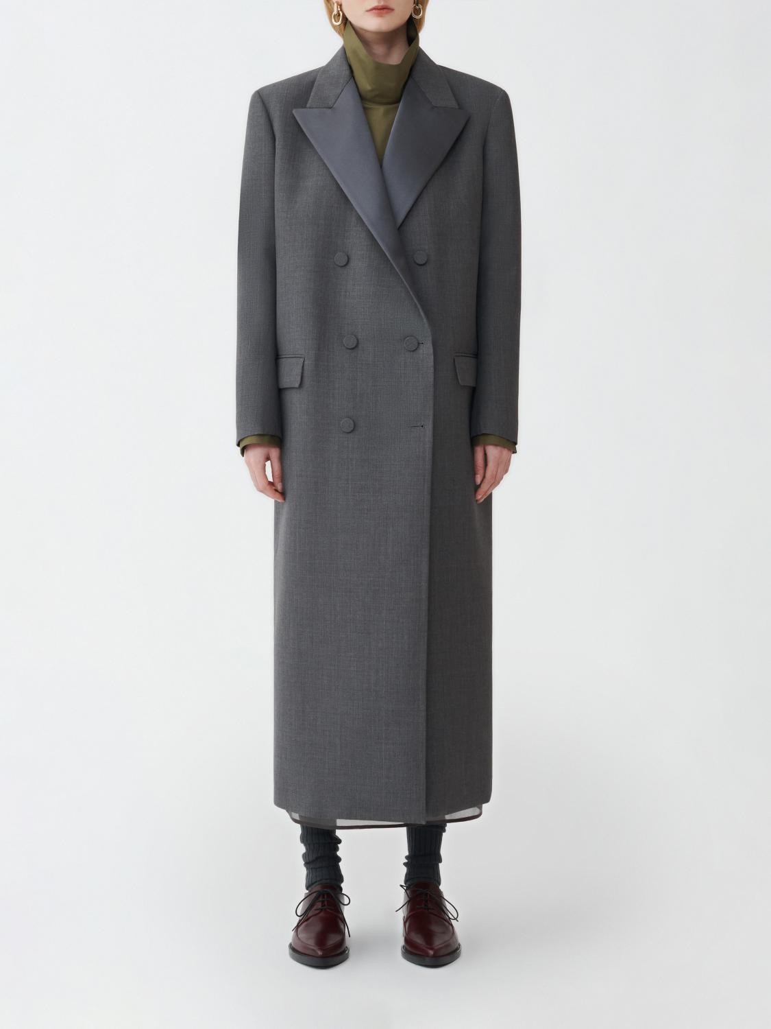 FABIANA FILIPPI COAT: Coat woman Fabiana Filippi, Graphite - Img 1