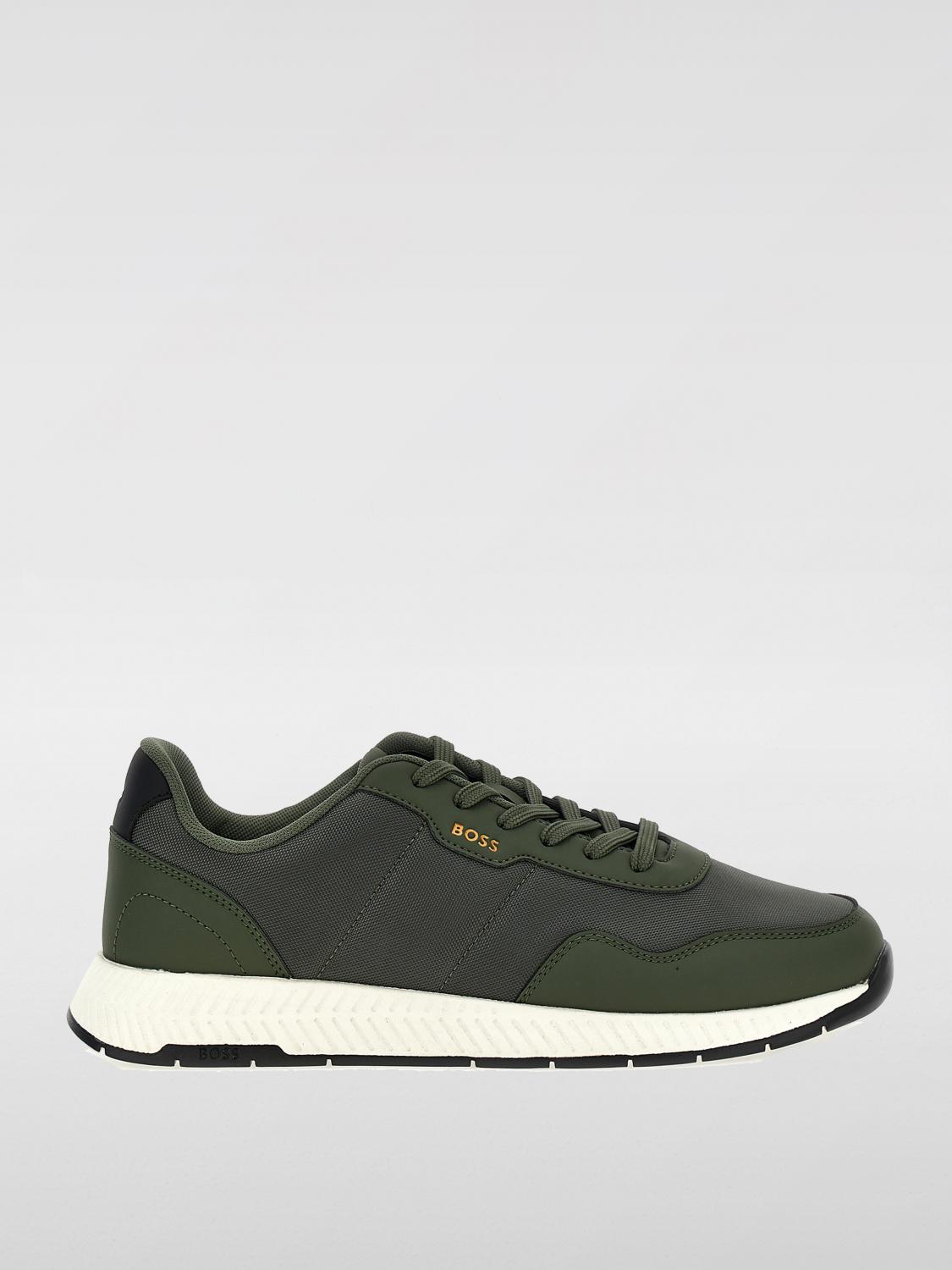 BOSS SNEAKERS: Sneakers men Boss, Green - Img 1