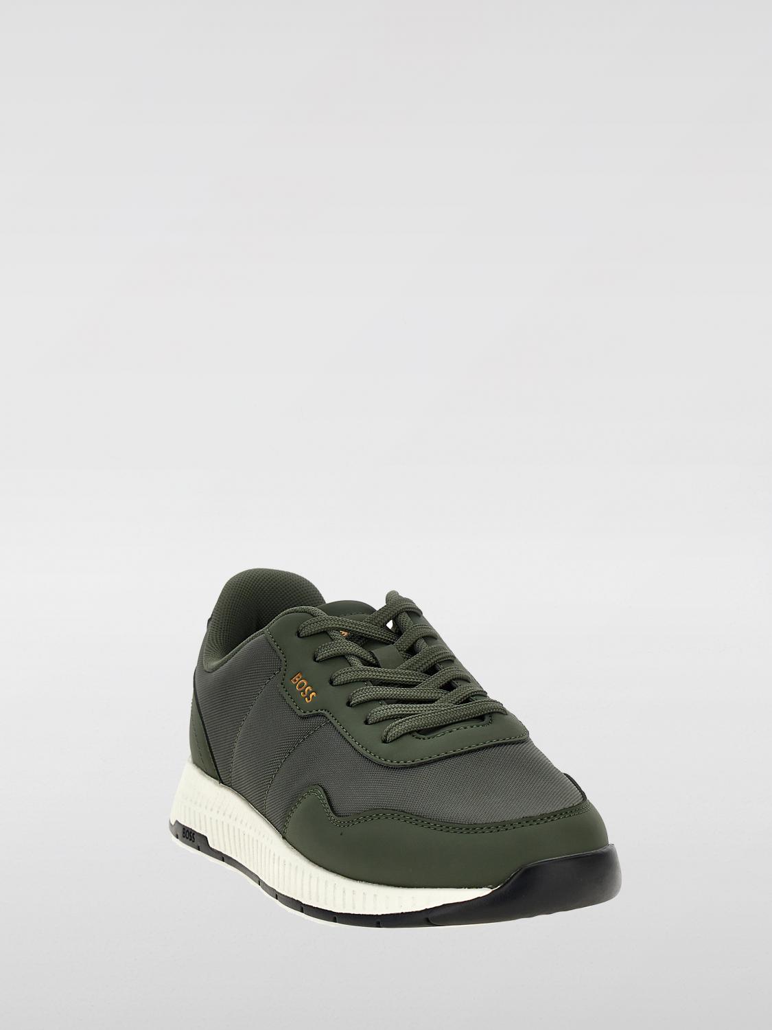 BOSS SNEAKERS: Sneakers men Boss, Green - Img 2