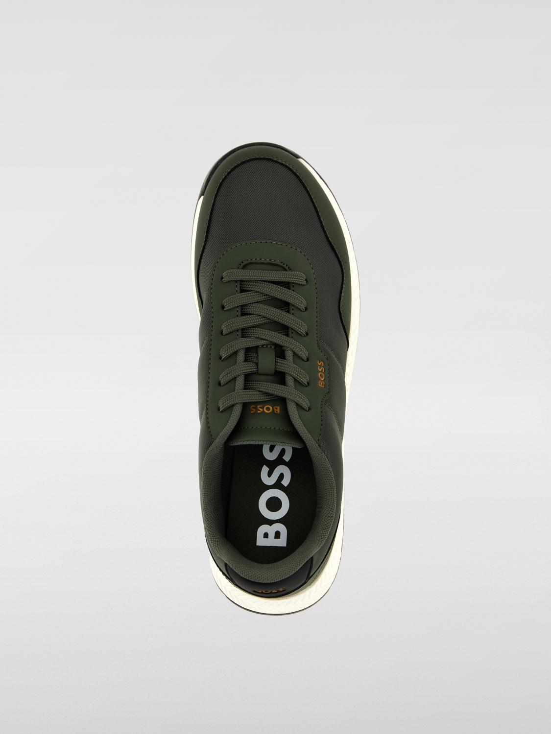 BOSS SNEAKERS: Sneakers men Boss, Green - Img 4