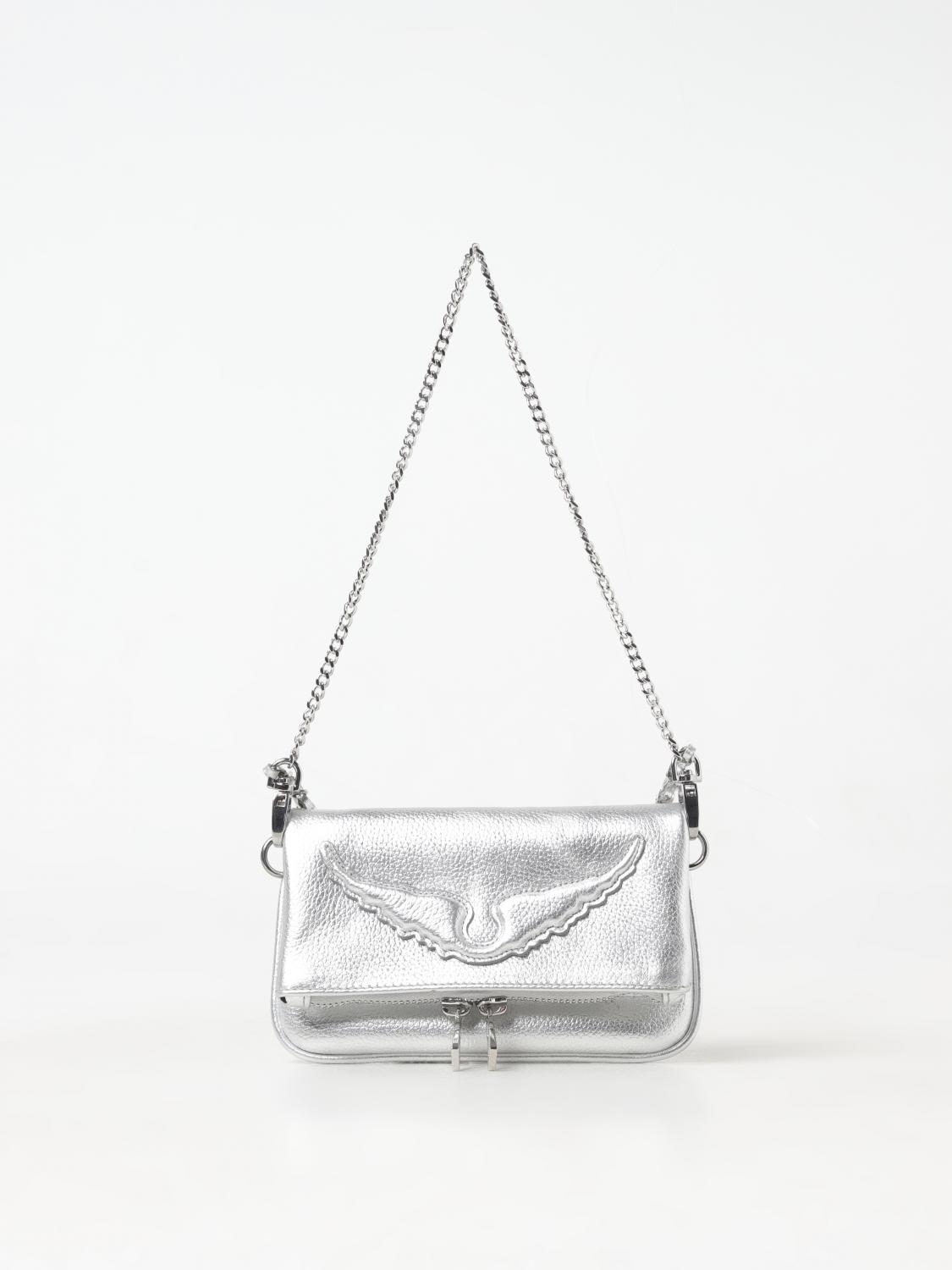 Zadig & Voltaire Shoulder bag woman - Silver | LWBA02561 | GIGLIO.COM