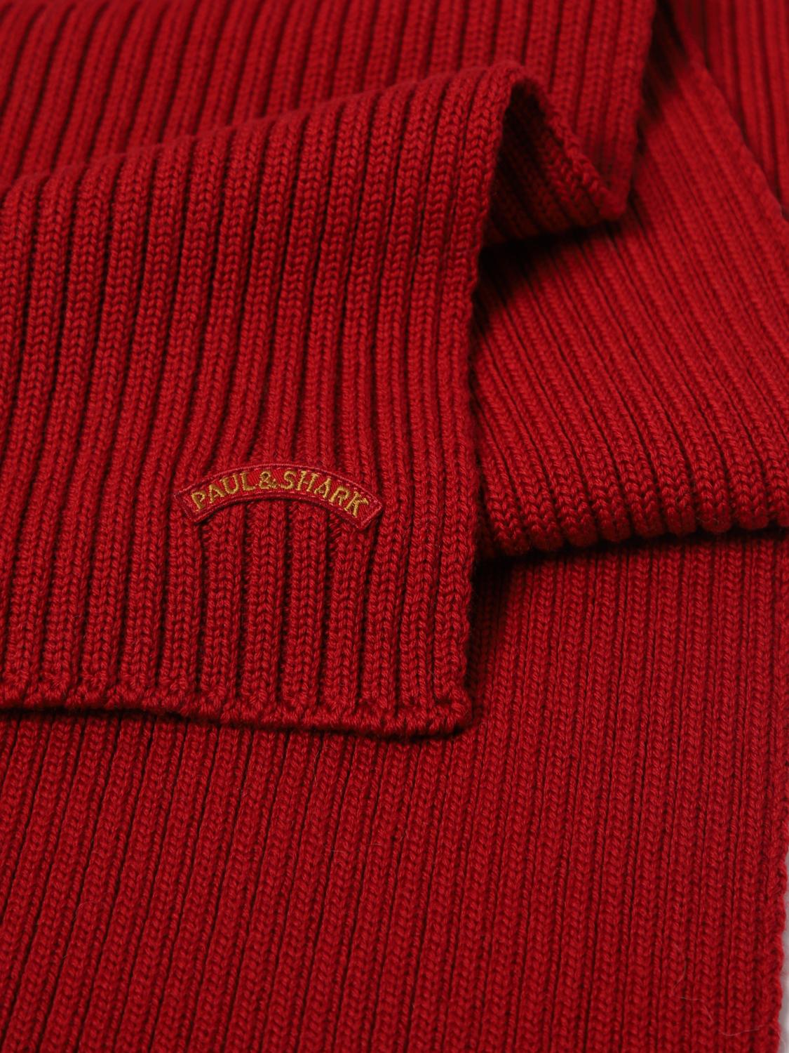 PAUL & SHARK BUFANDA: Bufanda hombre Paul & Shark, Rojo - Img 3