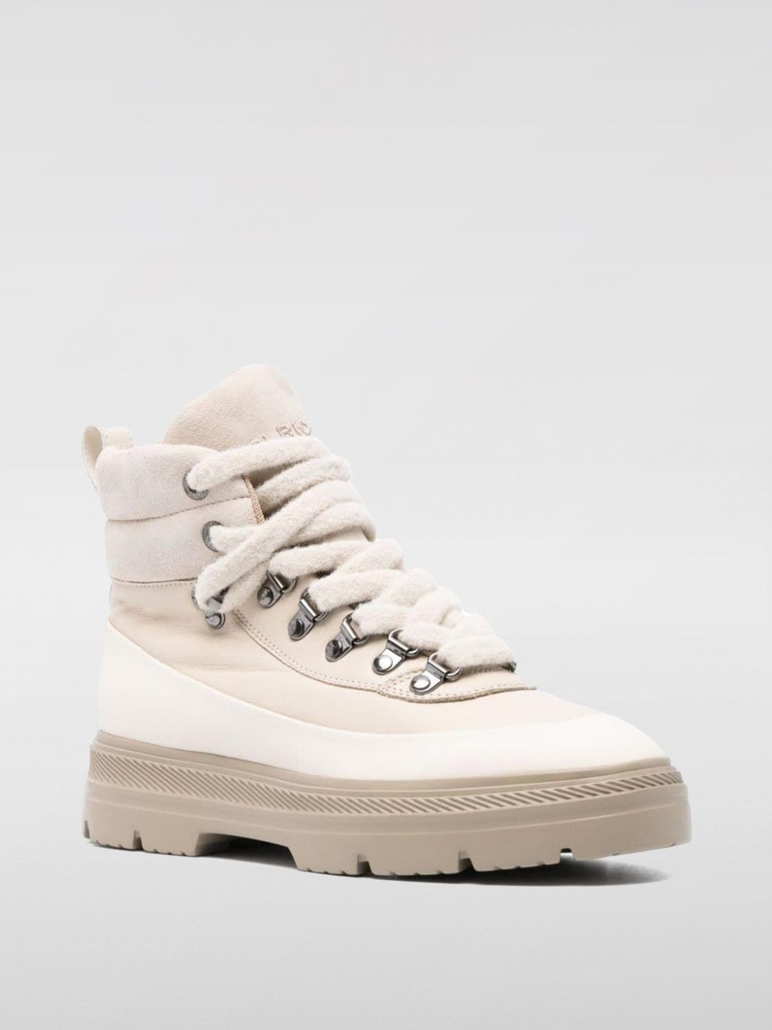 WOOLRICH FLACHE STIEFELETTEN: Sneakers damen Woolrich, Cream - Img 2