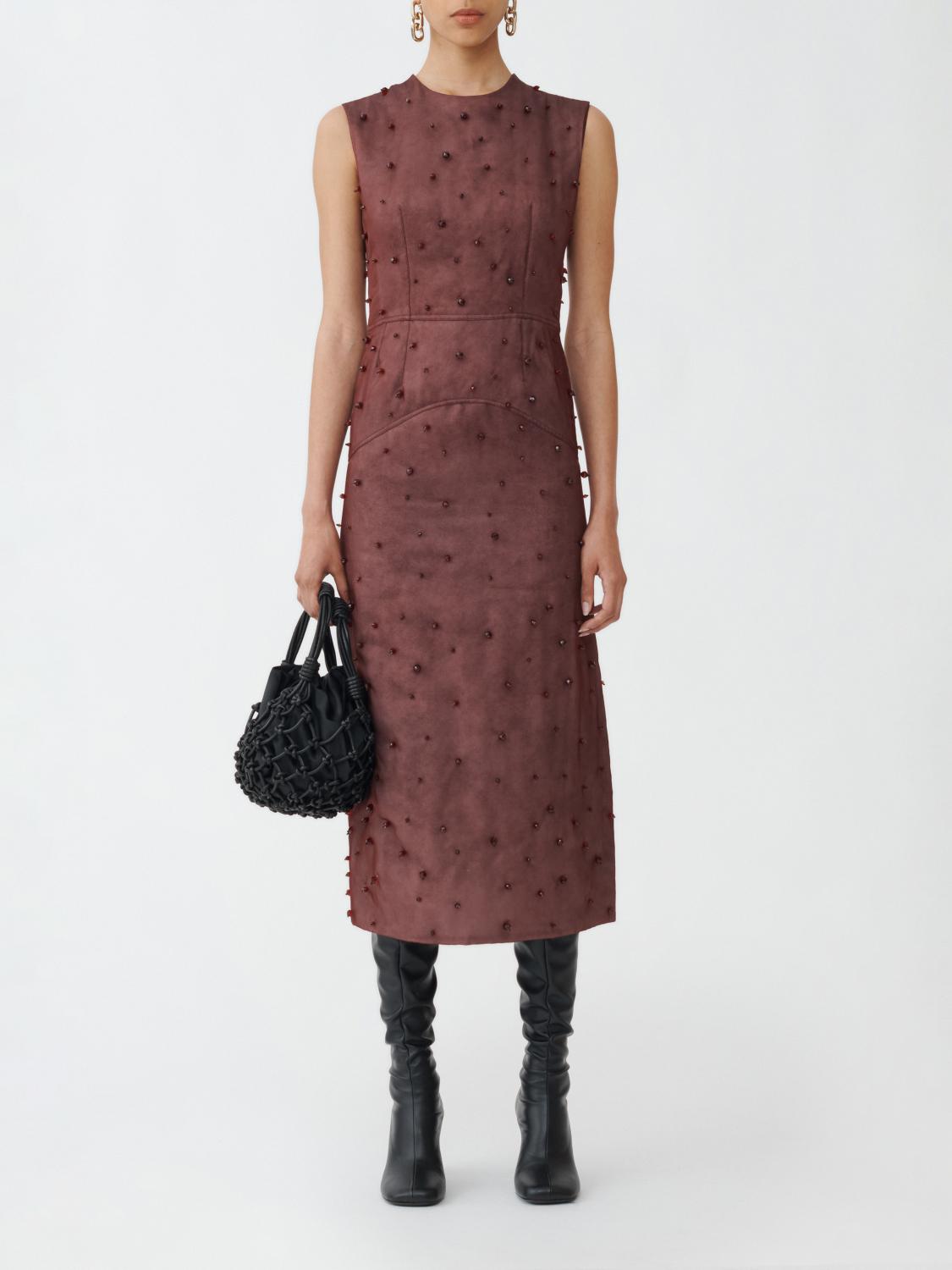 FABIANA FILIPPI DRESS: Dress woman Fabiana Filippi, Burgundy - Img 1