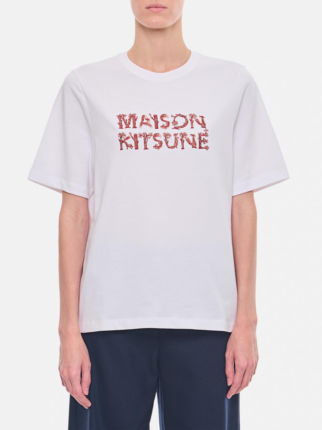 Giglio T-shirt Maison Kitsuné in cotone con logo