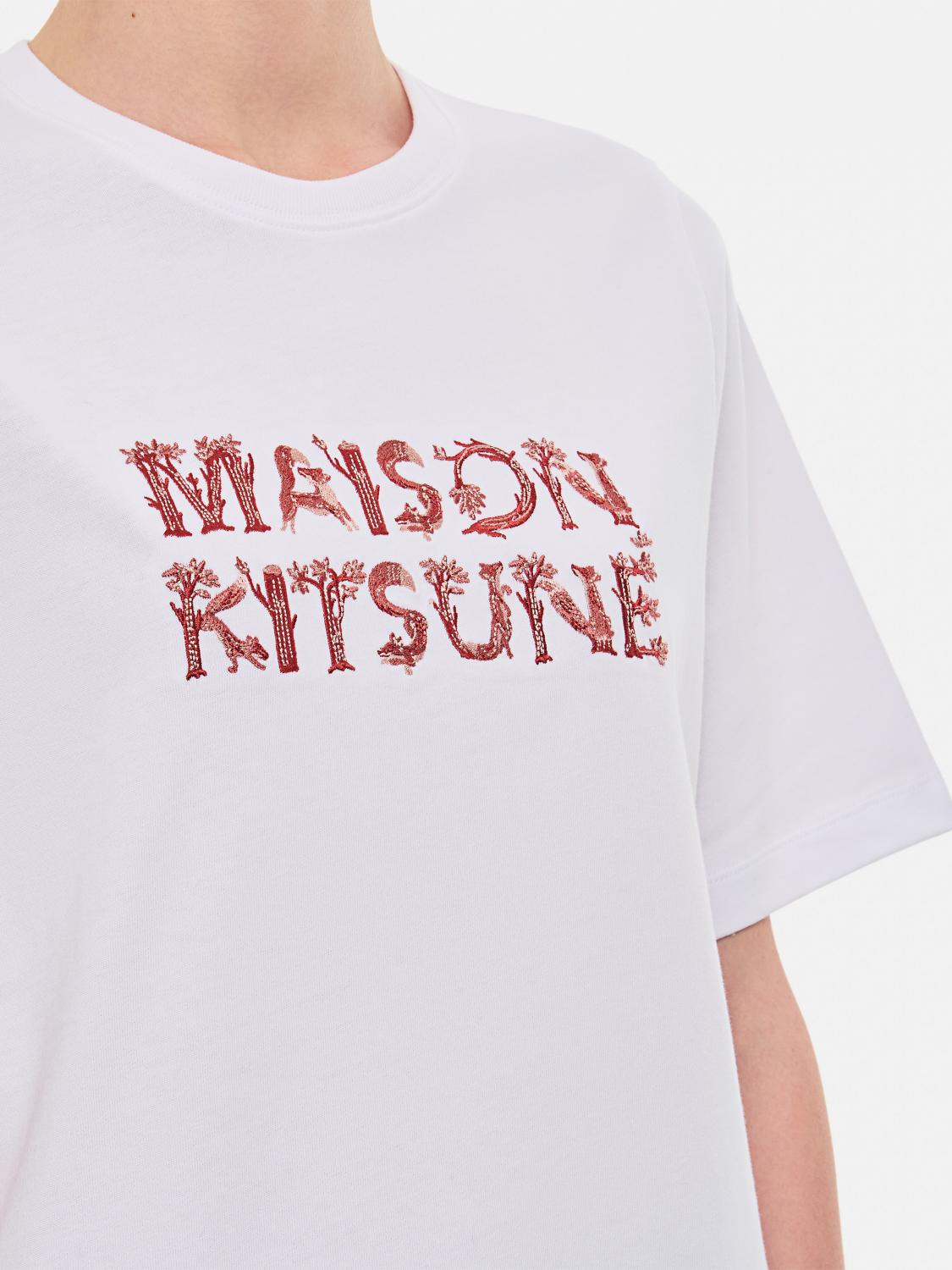 MAISON KITSUNÉ T-SHIRT: T-shirt woman Maison KitsunÉ, White - Img 4