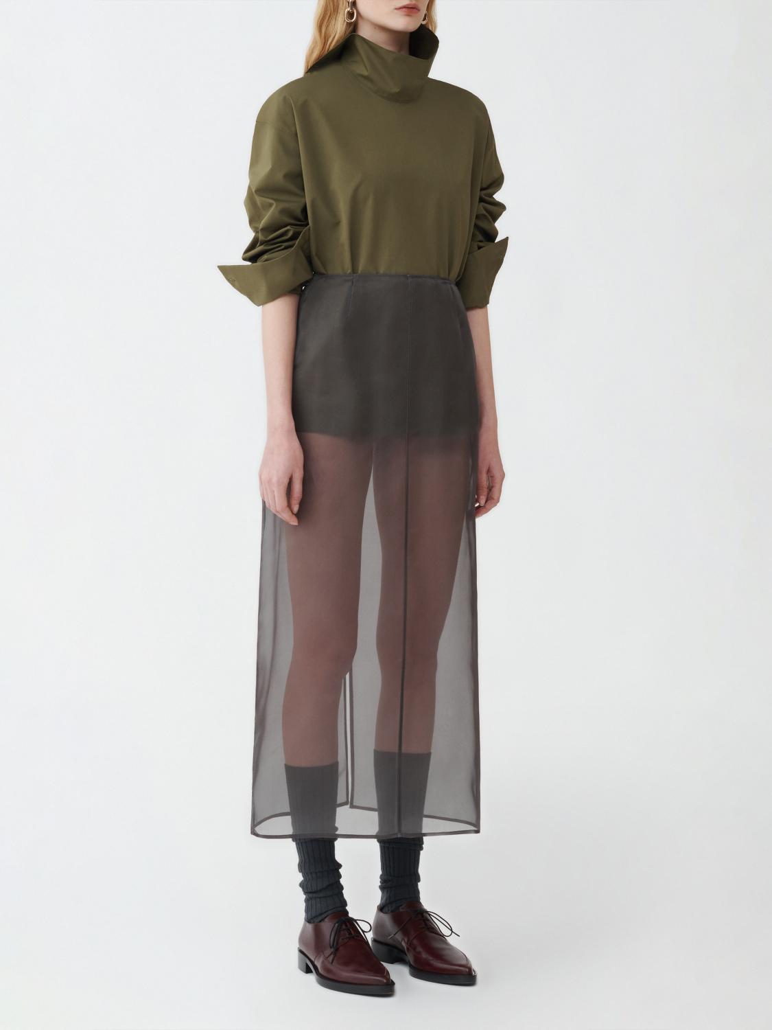 FABIANA FILIPPI SKIRT: Skirt woman Fabiana Filippi, Graphite - Img 2