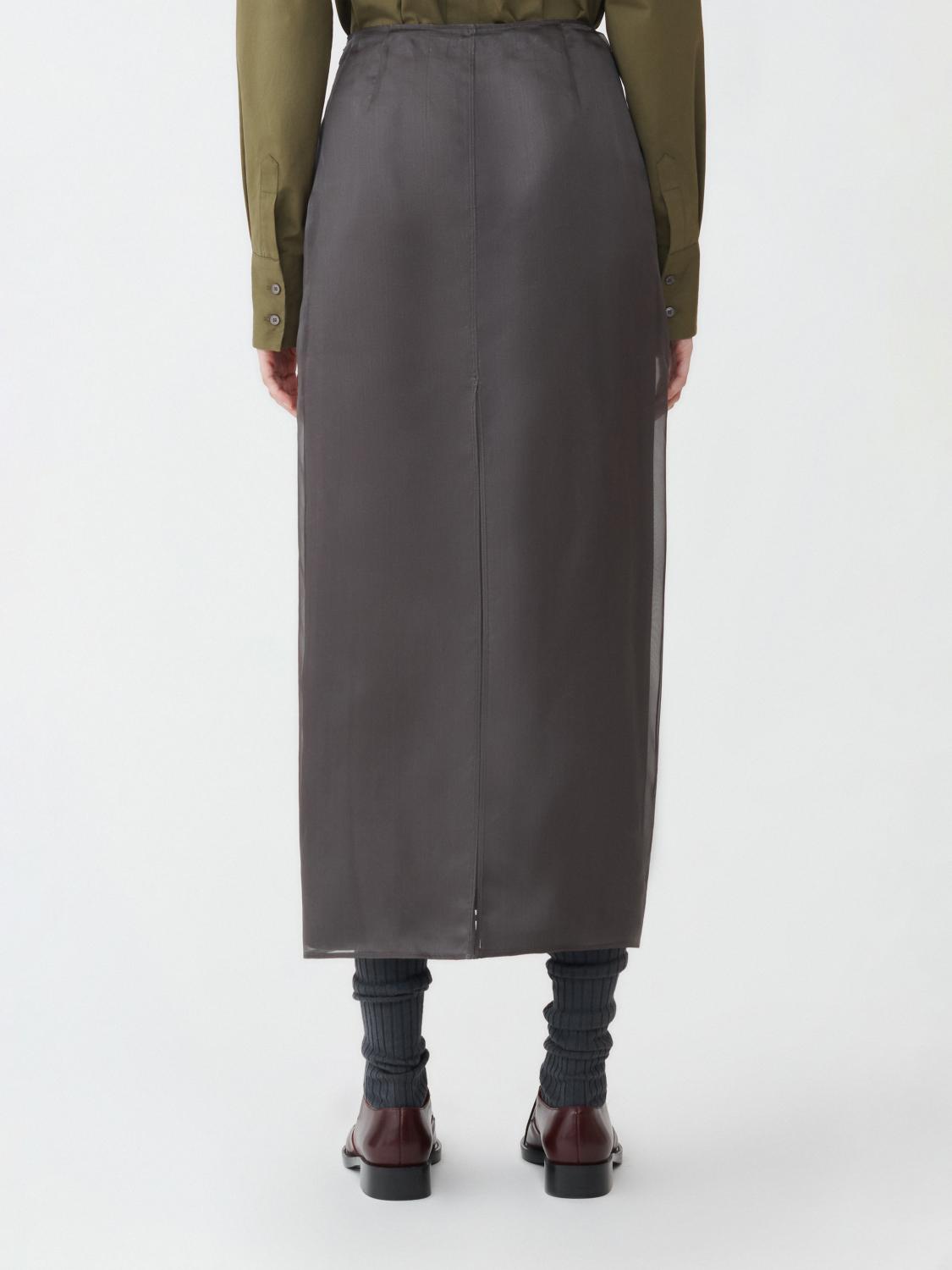 FABIANA FILIPPI SKIRT: Skirt woman Fabiana Filippi, Graphite - Img 3