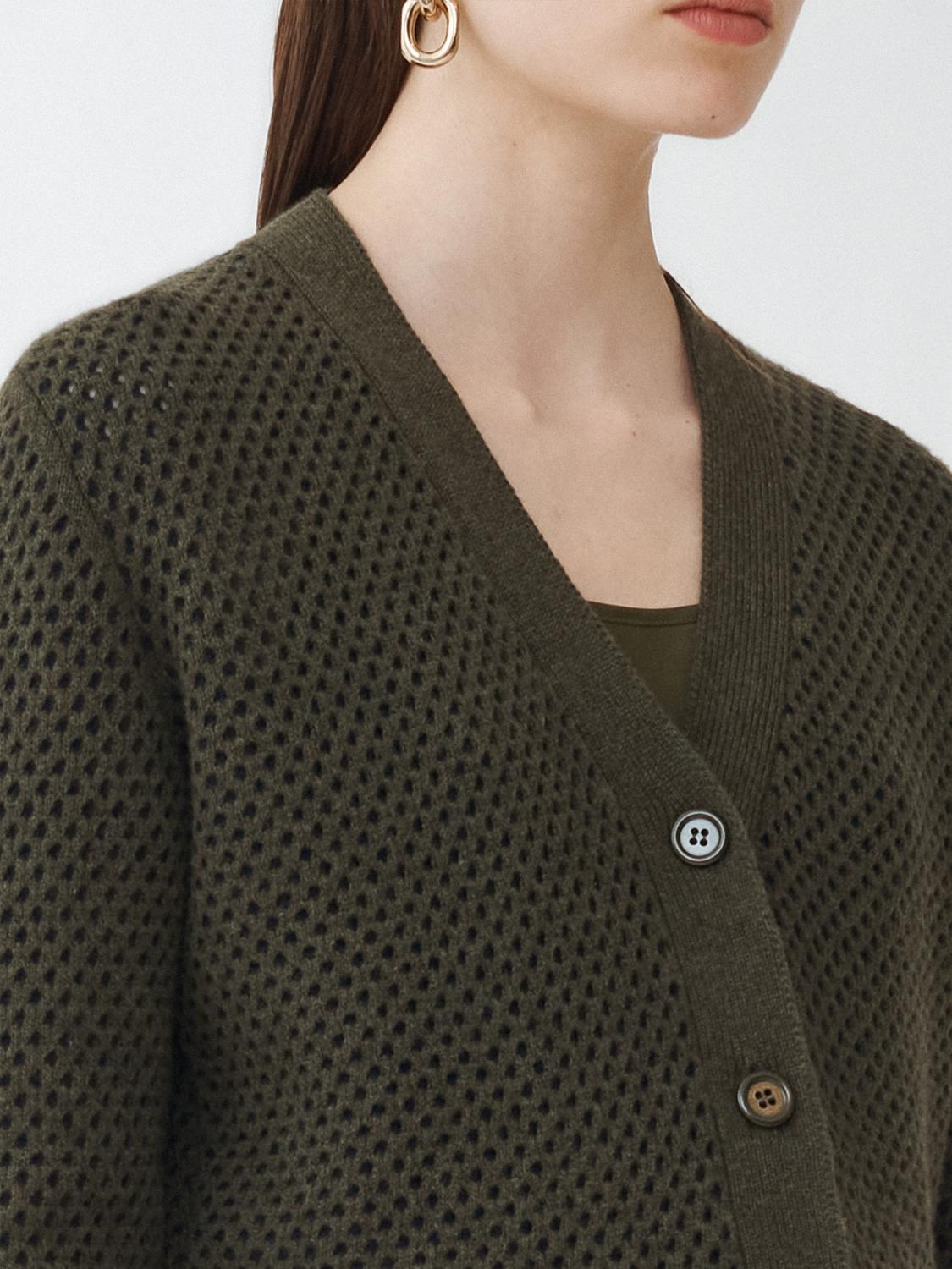 FABIANA FILIPPI CARDIGAN: Fabiana Filippi women's cardigan, Green - Img 3