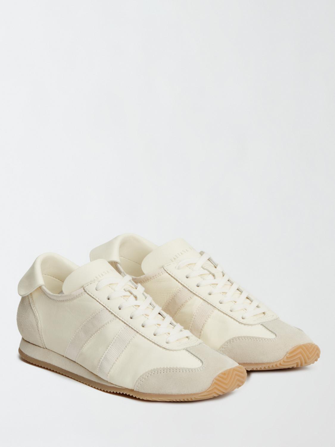 FABIANA FILIPPI SNEAKERS: Sneakers Fabiana Filippi in nappa e camoscio , Burro - Img 3